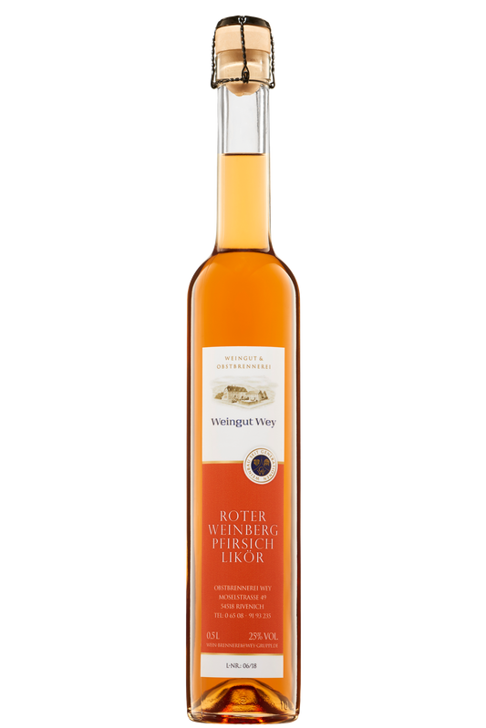 Weinbergpfirsichlikör Weingut Wey