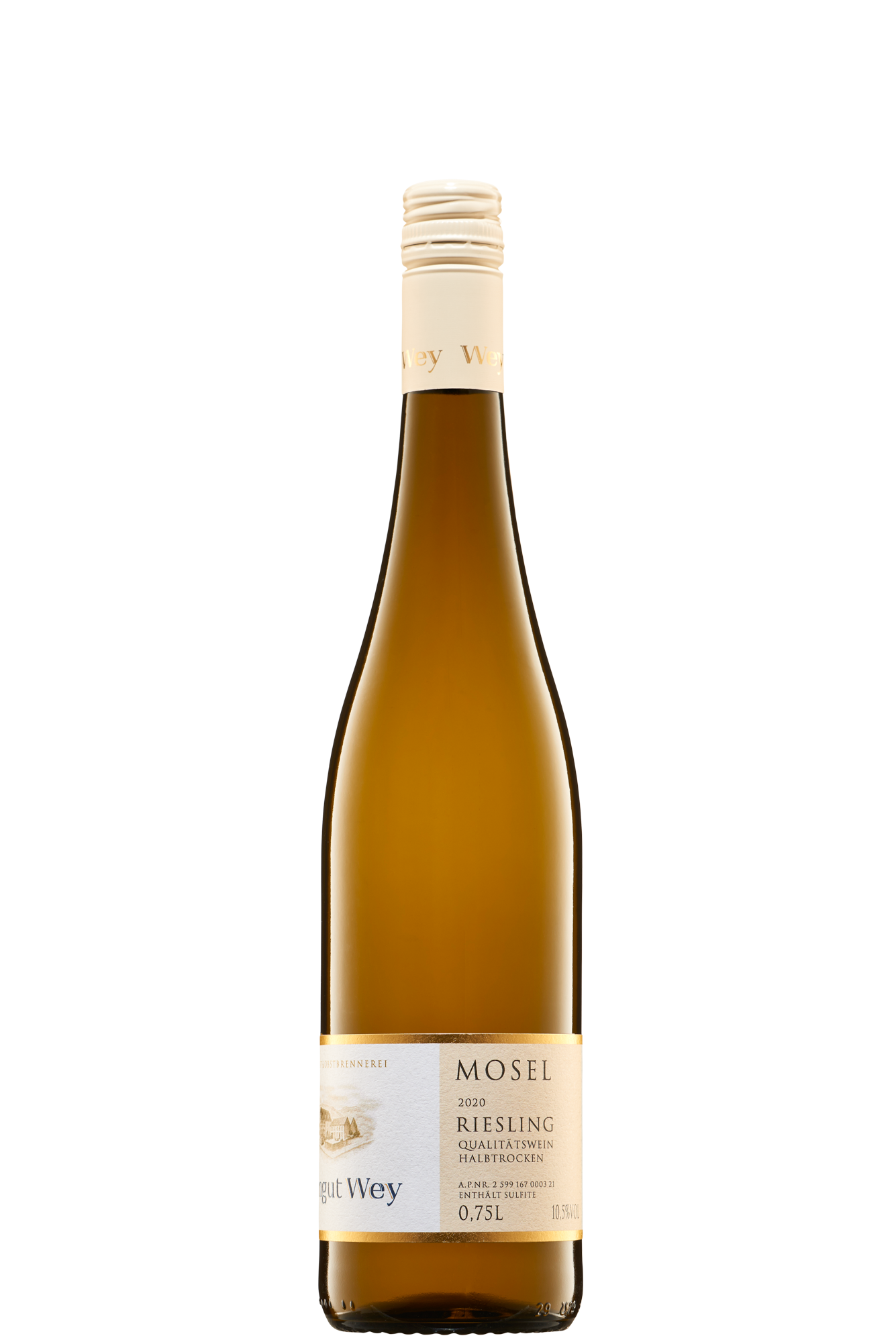 Mosel Riesling halbtrocken Weingut Wey