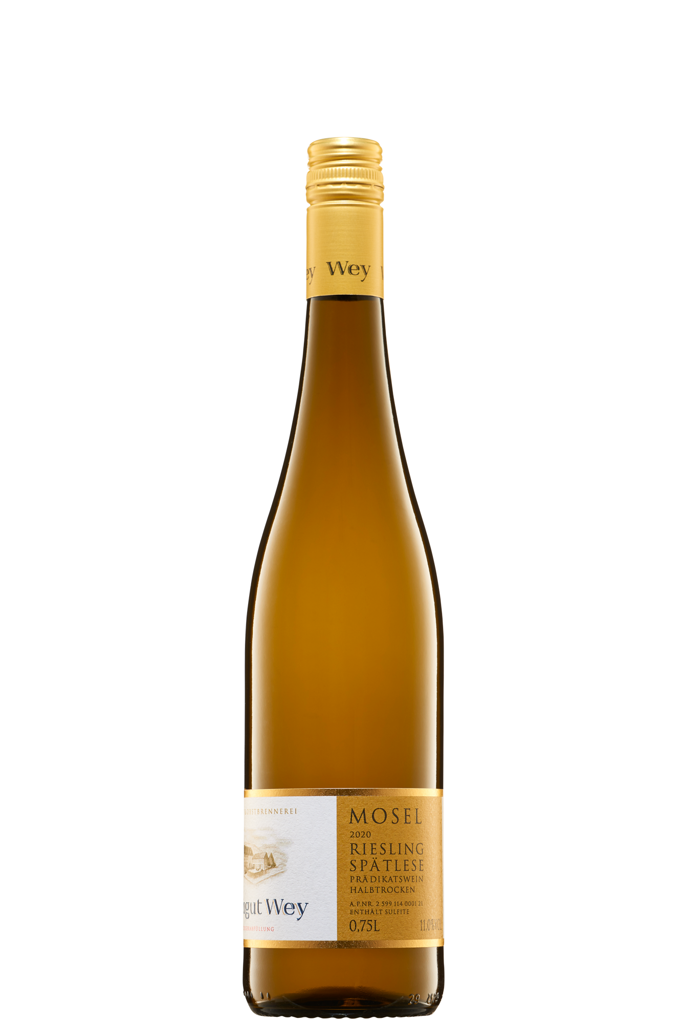 Mosel Riesling Spätlese halbtrocken Weingut Wey